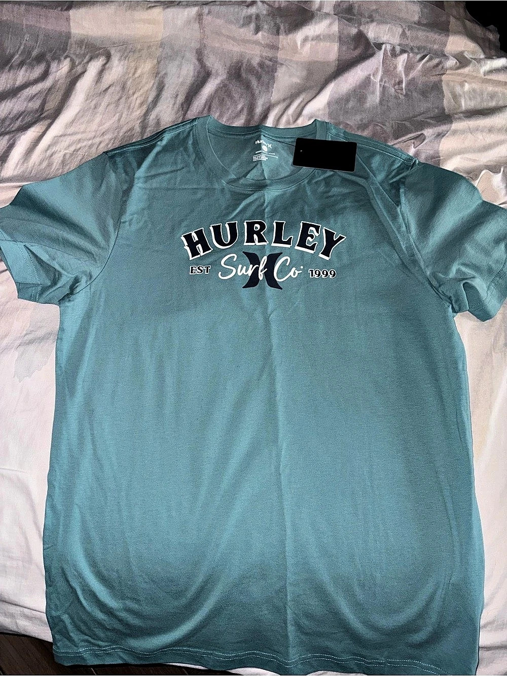 Hurley Surf Co SS Graphic Tee Short Sleeve Graphic Tee in Blue Size Medium NWT